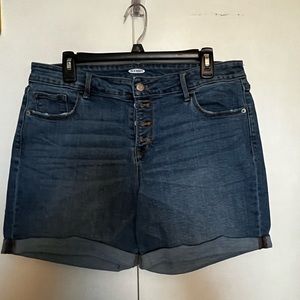 Old Navy button-fly denim short, Sz 14